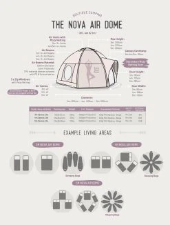 Boutique Camping Nova Air Dome Tent 11 Boutique Camping Nova Air Dome Tent -Quechua Shop k0efb62f6c44ca5417c4d6375d785ca45