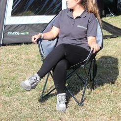 Outdoor Revolution Tub Chair Dark Green And Black -Quechua Shop k17000962d2cd666ed30f636cce93f9ab