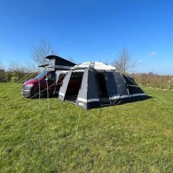 Khyam Motordome Sleeper Lite Quick Pitch 4 Man Drive Away Awning -Quechua Shop k2ccf074f24308edeb981e25f9e892f64