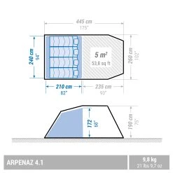 Quechua 4 Man Tent With Poles 13 Quechua 4 Man Tent With Poles -Quechua Shop k408845330157b69650a6e59f0db14a3a