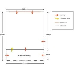 Khyam AirTek Kamper Pro 1 Inflatable Drive Away Awning -Quechua Shop k5bf094cd440979174ac9efca3b52b8dc