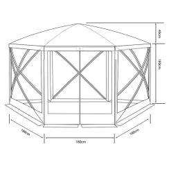 Outdoor Revolution Screenhouse 6 -Quechua Shop k5df57a8288af5f15e854574b7d66116b