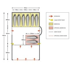 Khyam Airtek 6 Inflatable Tent -Quechua Shop k64a45971587791d2252ed8ff17806b1e