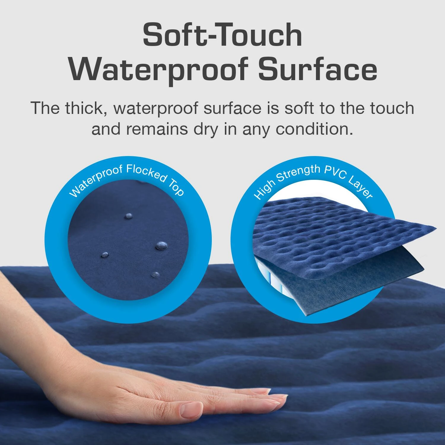 Active Era Single Camping Air Bed – Navy/White 7 Active Era Single Camping Air Bed – Navy/White - Image 5