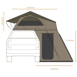 Darche 1600 Hi View Roof Top Tent With Annex Room -Quechua Shop k7b78266e80bdcc35bf6c333f586a0236 1
