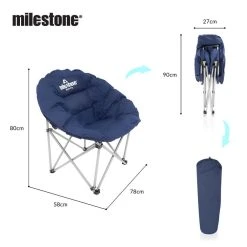 Milestone Camping Milestone Navy Blue Deluxe Moon Chair 11 Milestone Camping Milestone Navy Blue Deluxe Moon Chair -Quechua Shop k7f55671e6b6bc9ffd6ff0dca6363ef3c