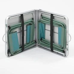 Quechua FOLDING CAMPING TABLE - 4 STOOLS - 4 TO 6 PEOPLE -Quechua Shop ka15dbccbde3aac477132c6137450edf7