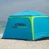 ATORKA HGA500 Beach Handball Tent - Blue/Yellow -Quechua Shop kb3df183941c34a4985f2810f887f12e8