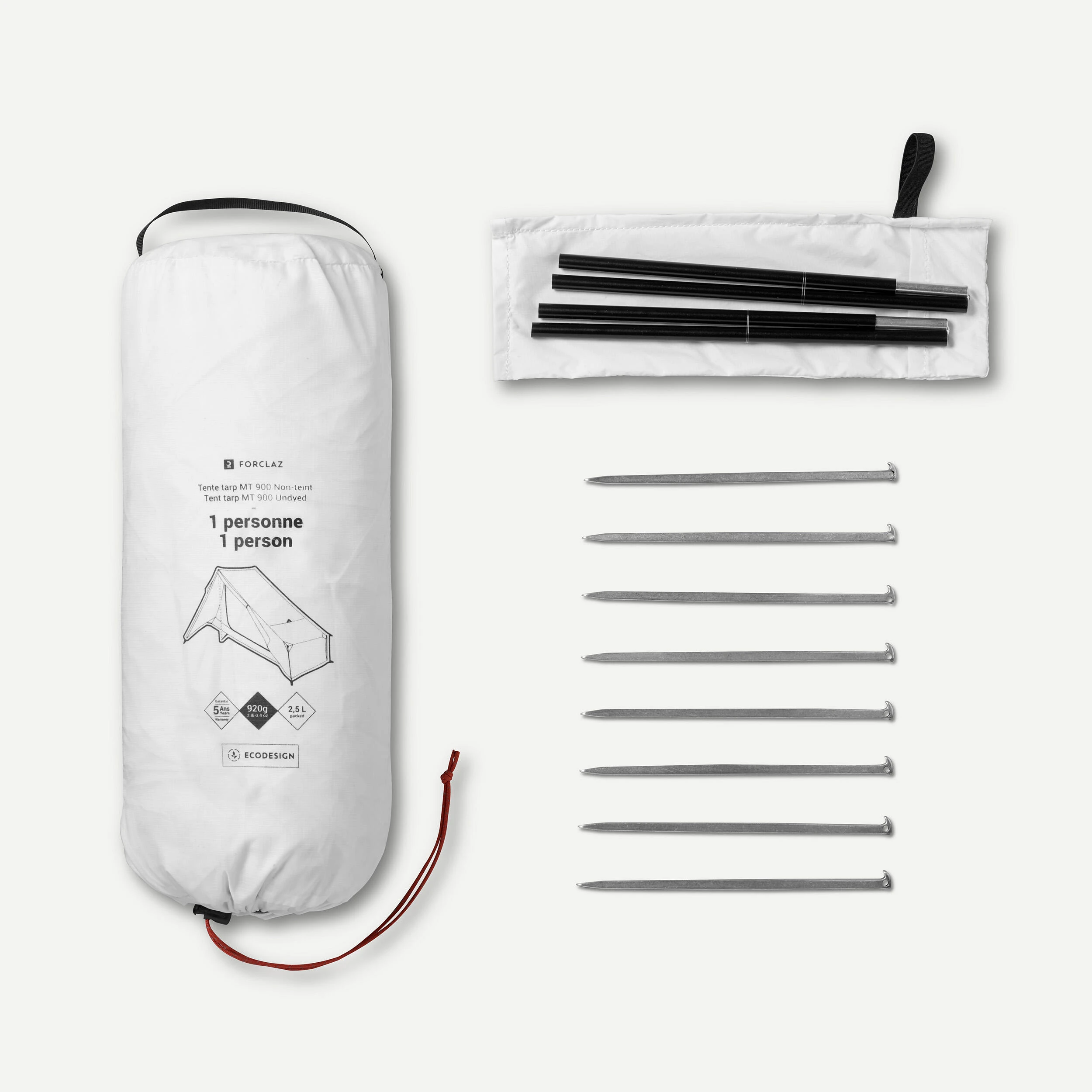 Forclaz 1 Man Trekking Tarp Tent - MT900 Minimal Editions 8 Forclaz 1 Man Trekking Tarp Tent - MT900 Minimal Editions - Image 6