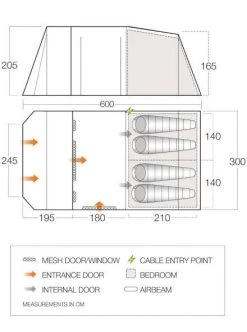 Vango Lismore TC 450 9 Vango Lismore TC 450 -Quechua Shop kd00cc5eda573b303ce86fec9c51e5351