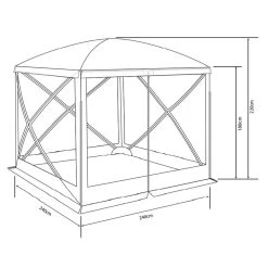Outdoor Revolution Screenhouse 4 -Quechua Shop ke15f183f9ef8e3fa33b6cd2d25c63417