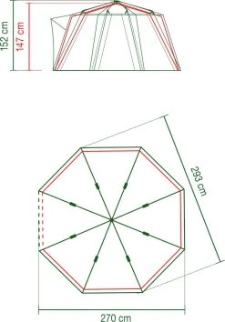 Coleman OctaGo Tent -Quechua Shop kebc95270269cfb3ad196b405c852ffc5