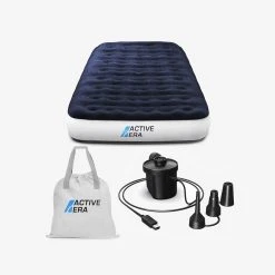 Active Era Single Camping Air Bed – Navy/White