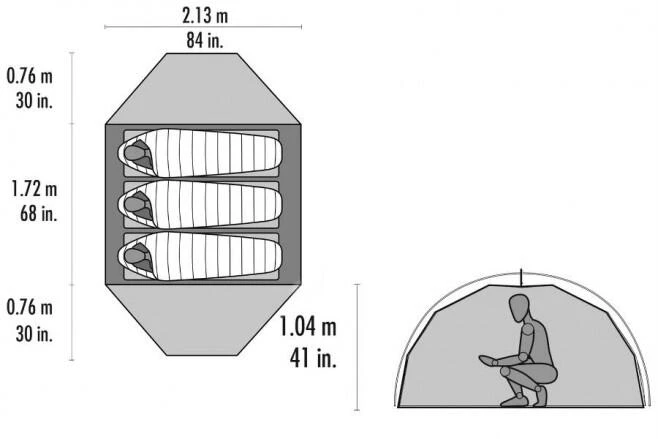 MSR Elixir 3 Tent 4 MSR Elixir 3 Tent - Image 2