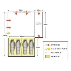 Khyam Motordome Sleeper Lite Quick Pitch 4 Man Drive Away Awning -Quechua Shop kfcea46424f42c86ff1c5272156bfbd60