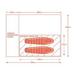 Khyam Kamper Compact Pole & Sleeve Driveaway Campervan Awning 15 Khyam Kamper Compact Pole & Sleeve Driveaway Campervan Awning -Quechua Shop kff9b410ba64a3f14bc2e36987da7a64f